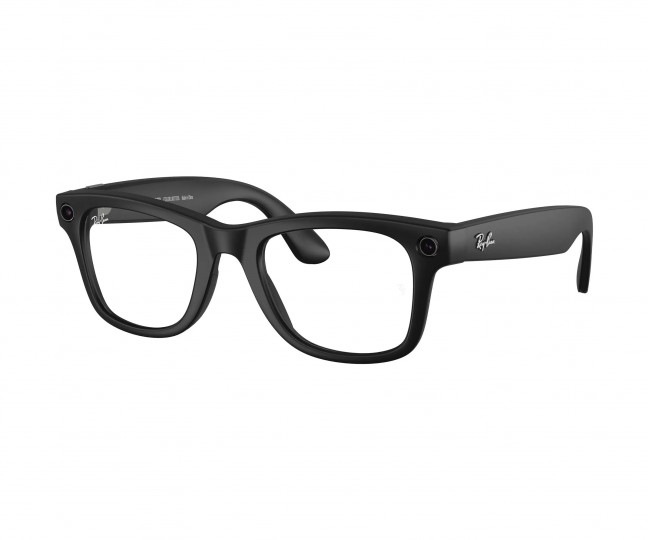 Смарт-очки Ray-Ban Meta Wayfarer  - Matte Black/ Clear to Graphite Green  (RW4006 601S1M 50-22) 